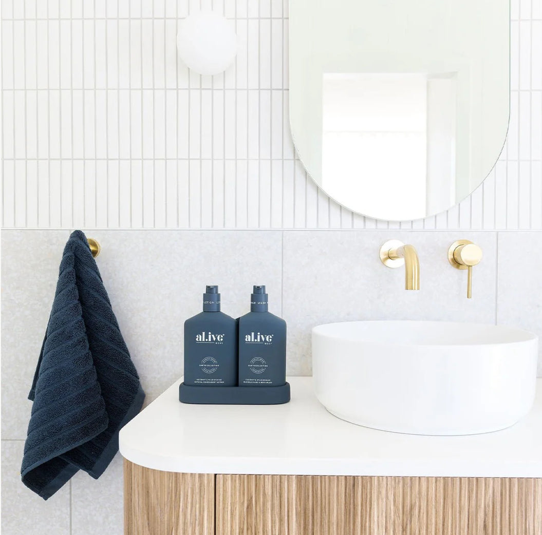 Alive Body - Wash & Lotion Duo & Tray - Coconut & Wild Orange