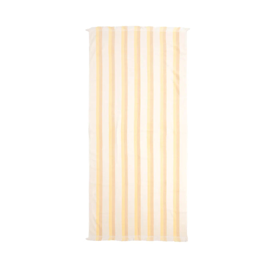 Shallows French Terry Beach Towel - Sand