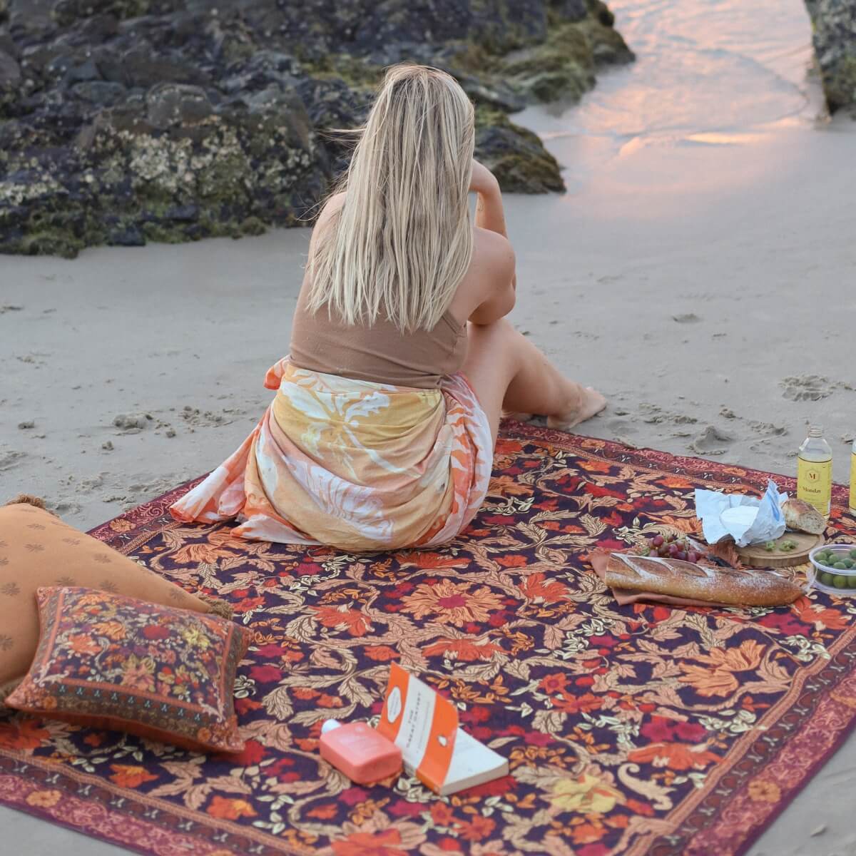Forest (Spice) Picnic Rug by Wandering Folk