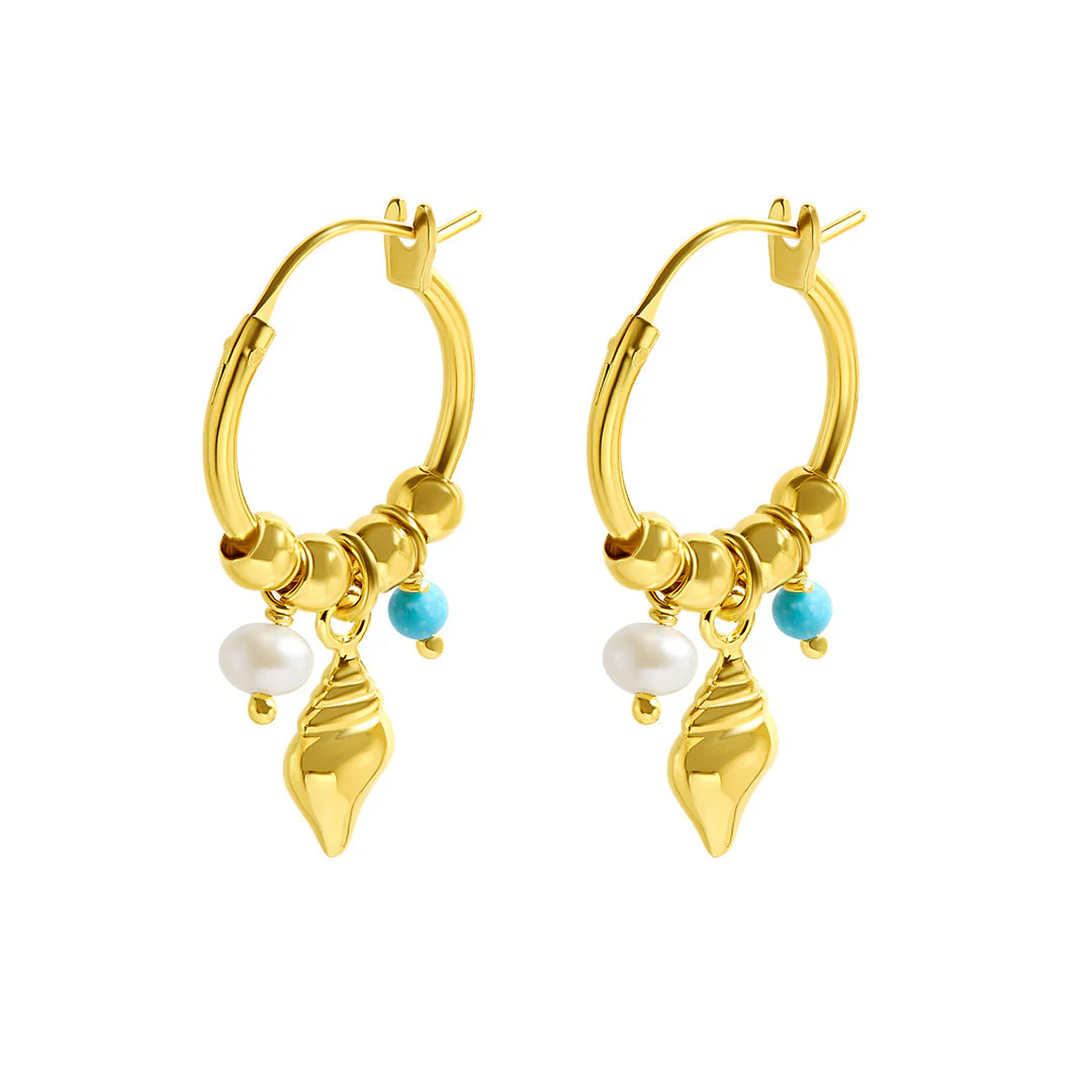 Santorini Hoops (Gold)