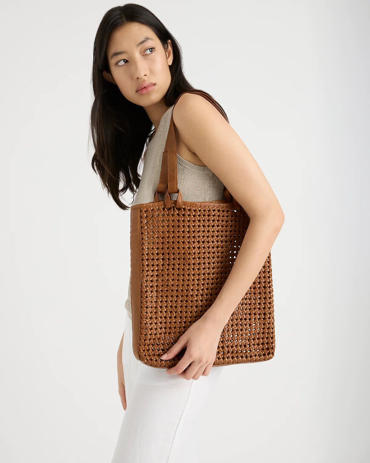 Como Leather Bag - Tan
