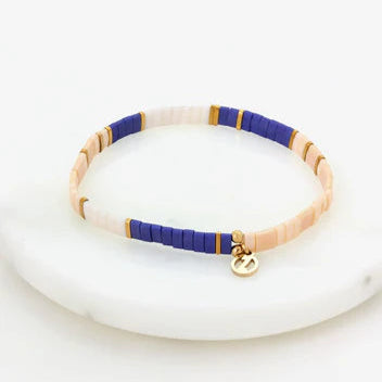 Tile Bracelet (Pacific/Gold) by Zafino