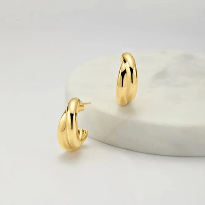 Peyton Hoop (Gold) by Zafino