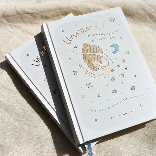 'Unravel' a Self-Reflection Journal (Musings from the Moon)