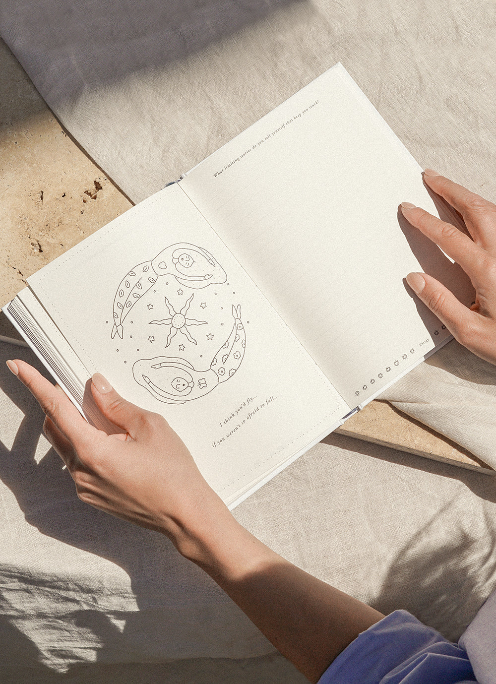 'Unravel' a Self-Reflection Journal (Musings from the Moon)