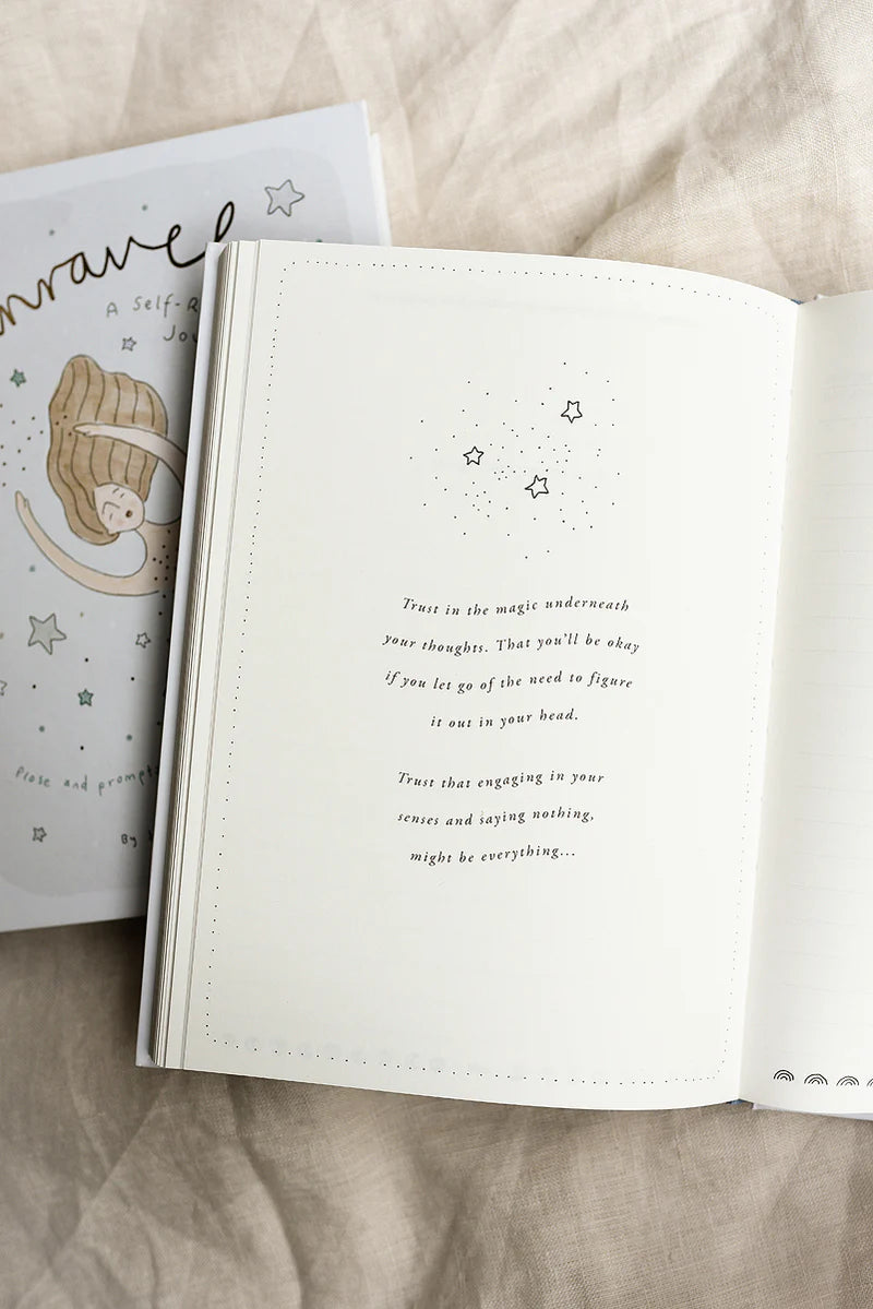 'Unravel' a Self-Reflection Journal (Musings from the Moon)
