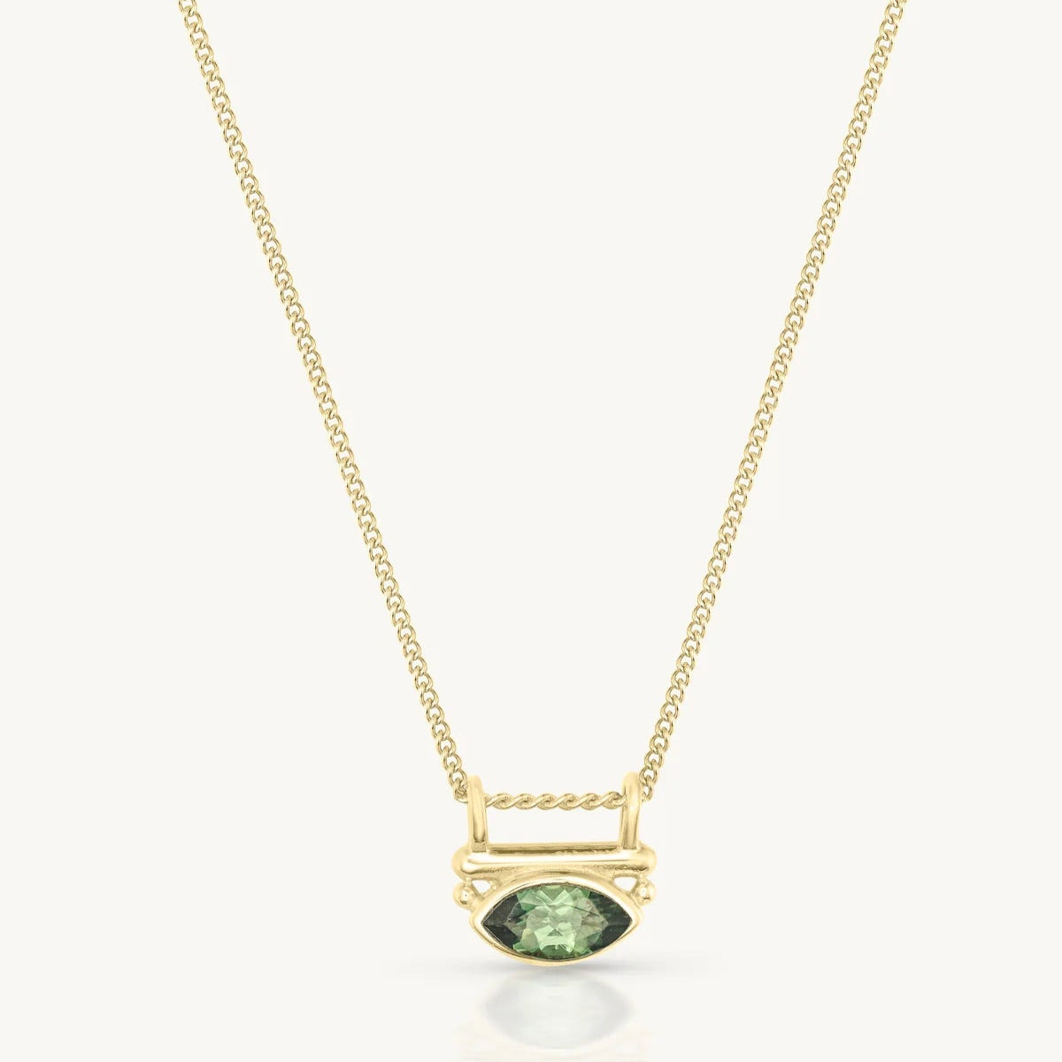Nyra Apatite Gold Necklace by Toni May
