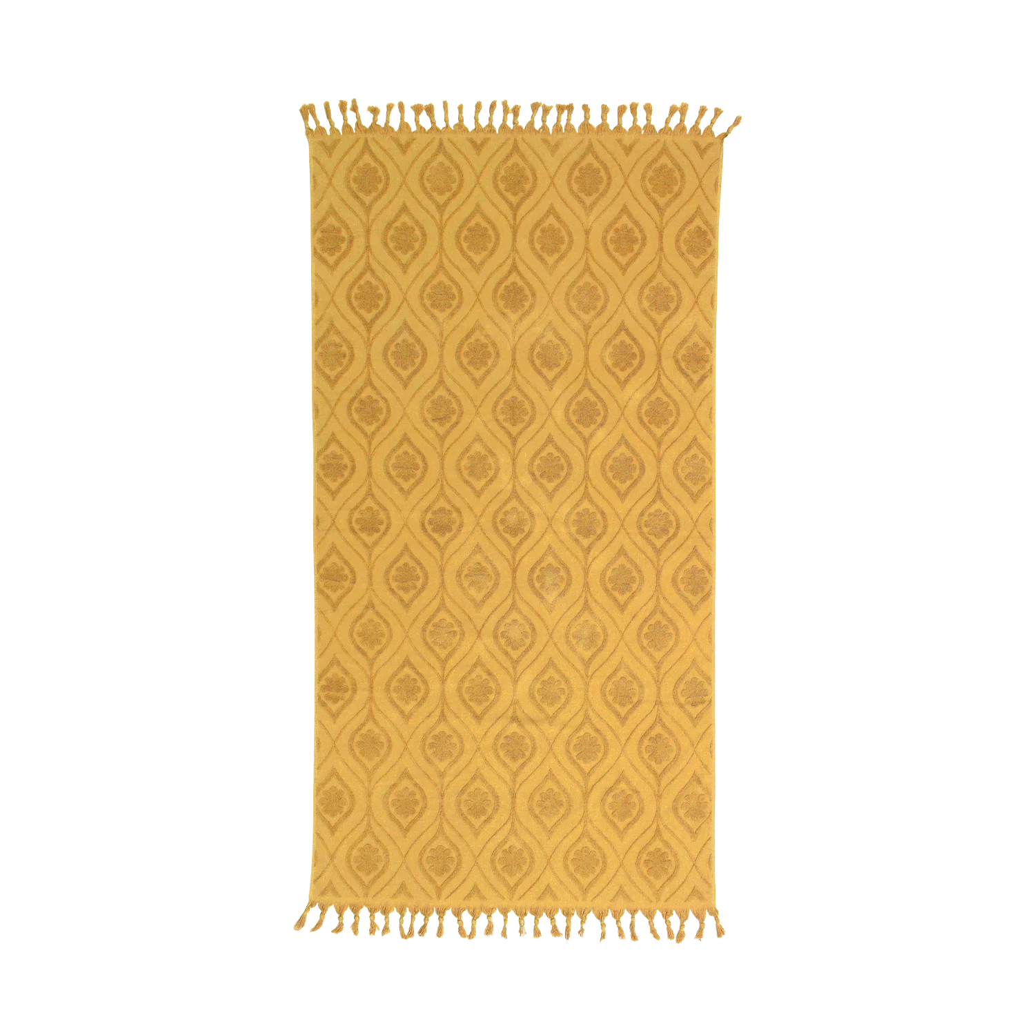 Daisy Beach Towel (Golden) by Wandering Folk