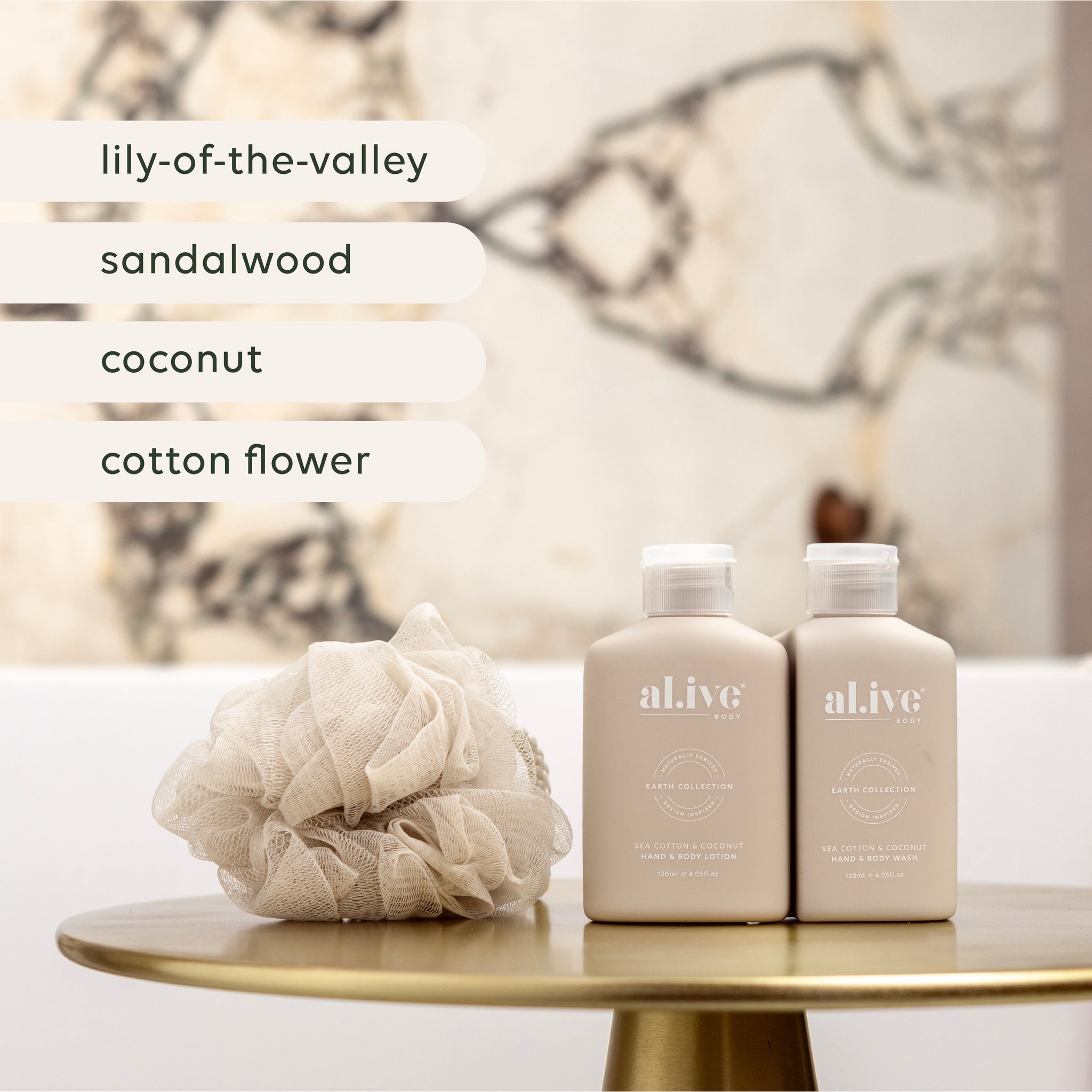 Alive Body Travel Gift Set (Sea Cotton & Coconut)