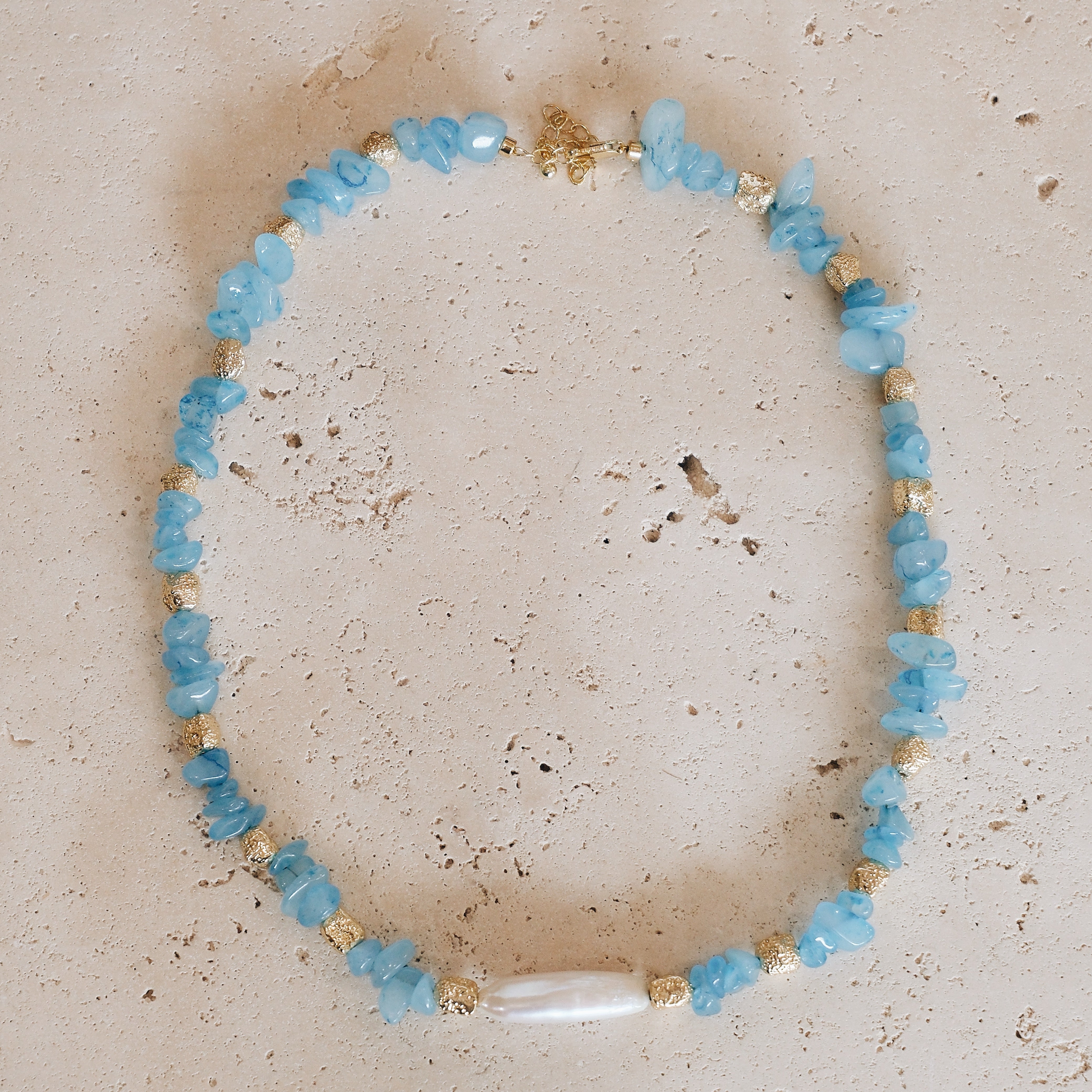 Azure Necklace by Indigo & Wolfe