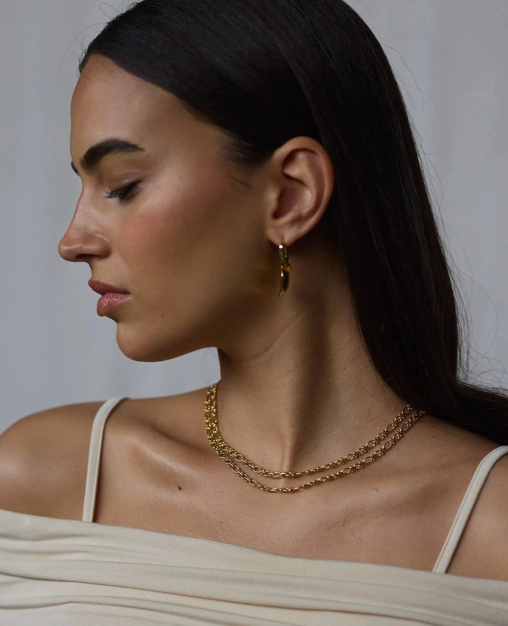 Pip Necklace (Gold) by Zafino Australia
