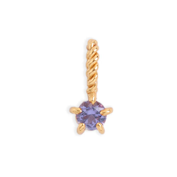 Birthstone Neck Charm (Gold)