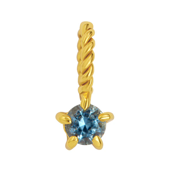 Birthstone Neck Charm (Gold)