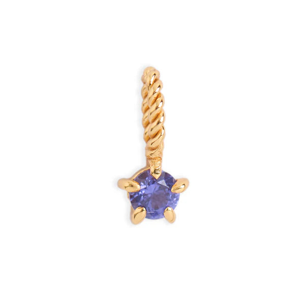 Birthstone Neck Charm (Gold)