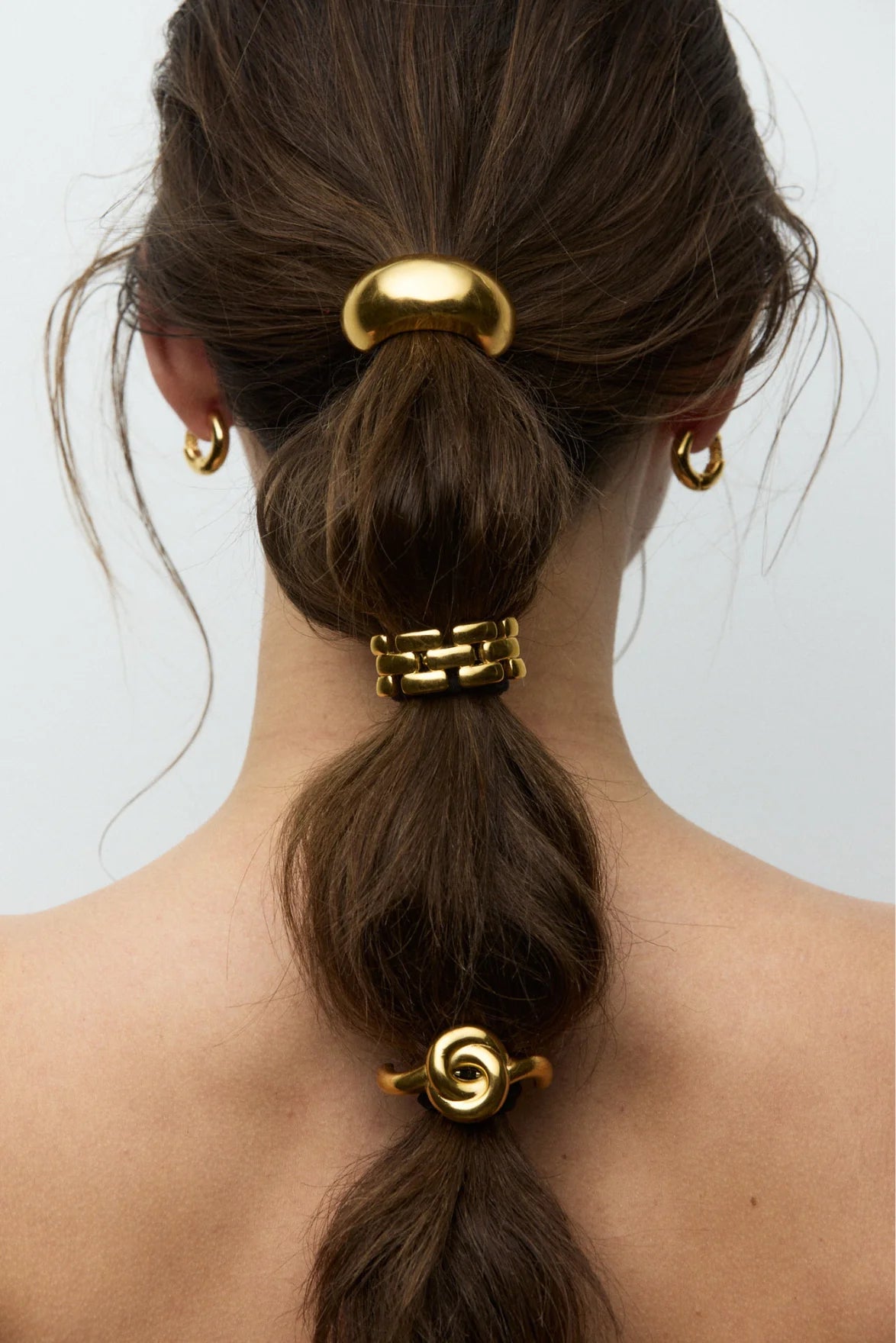 Rosie Hair Cuff (Gold) by Zafino