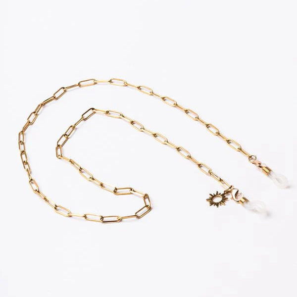 Paperclip Sunglasses Chain (Gold) by Sito Eyewear