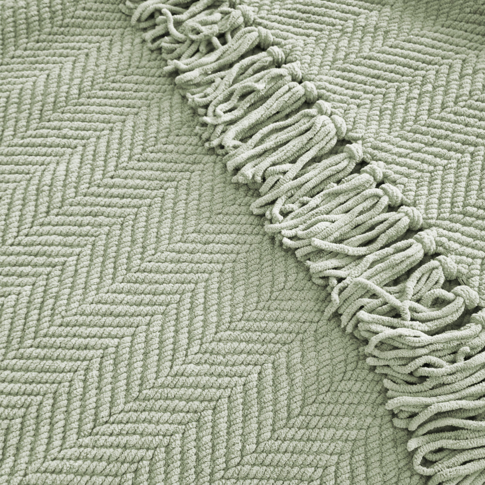 The 'Louie' Throw - Green Mist