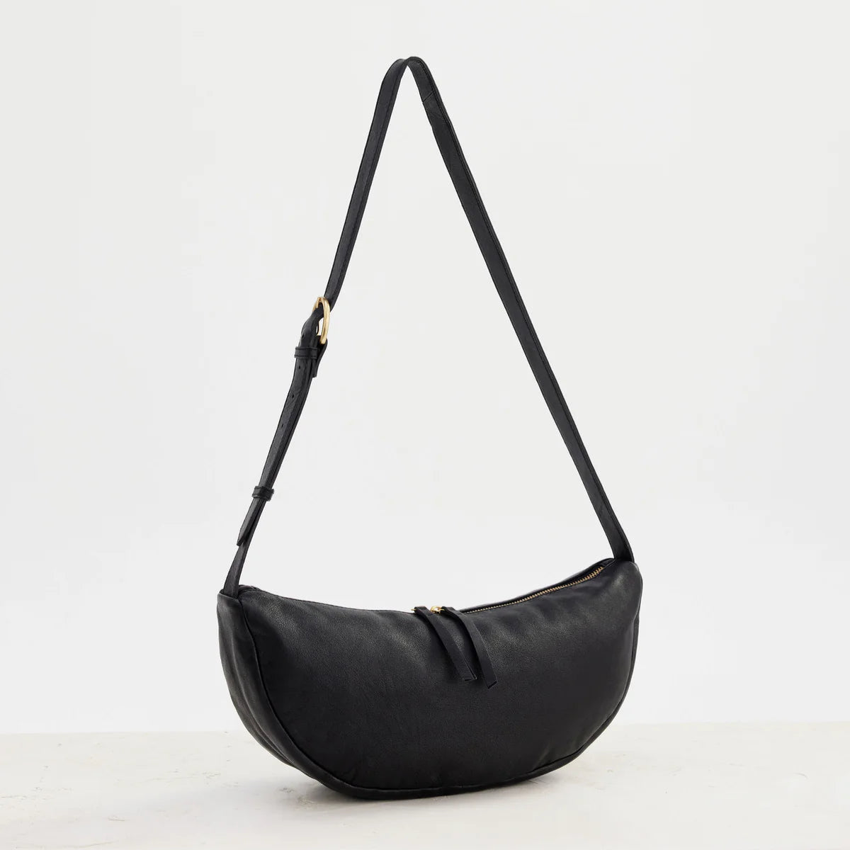 Shasta Leather Sling by Juju & Co - Black