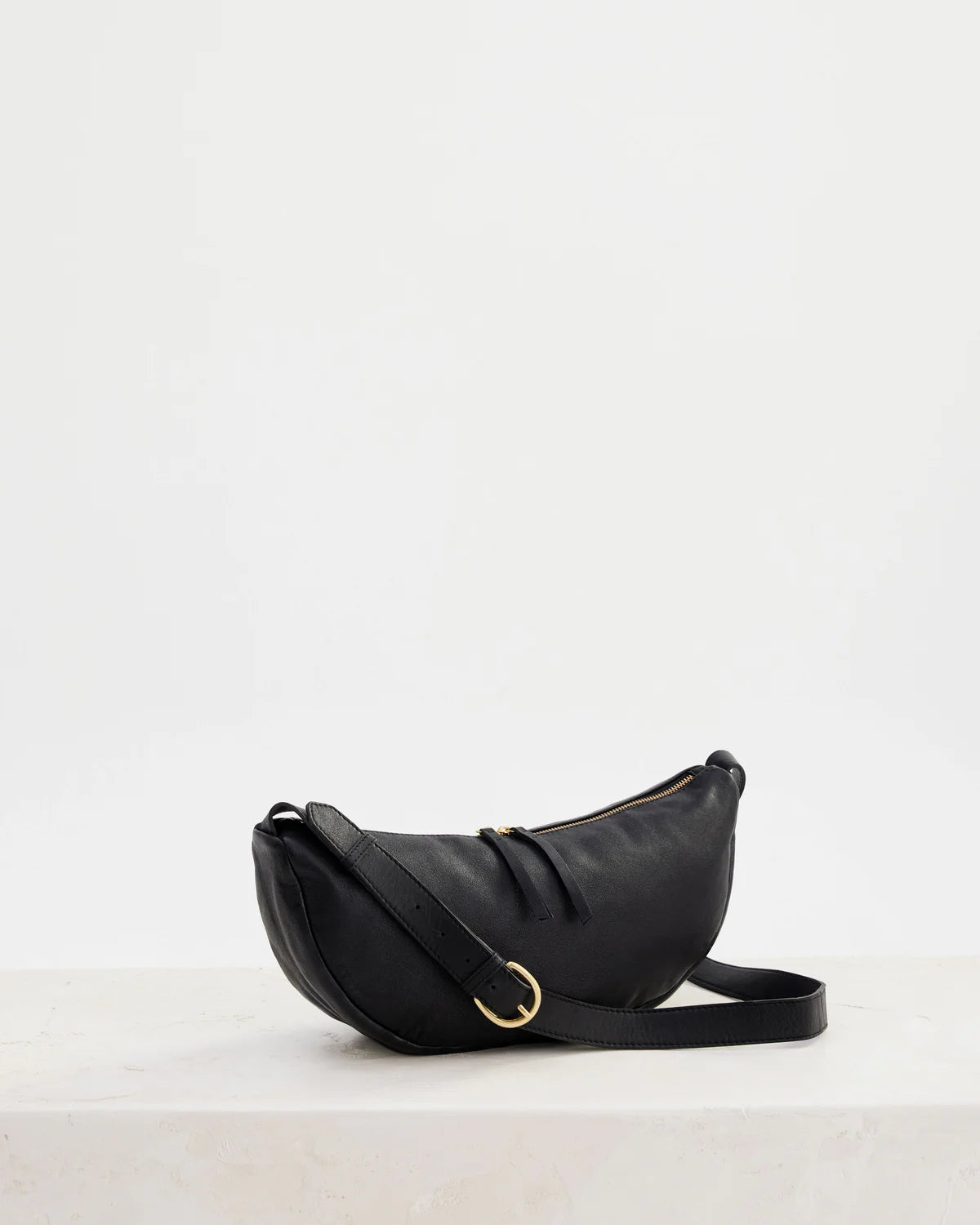 Shasta Leather Sling by Juju & Co - Black