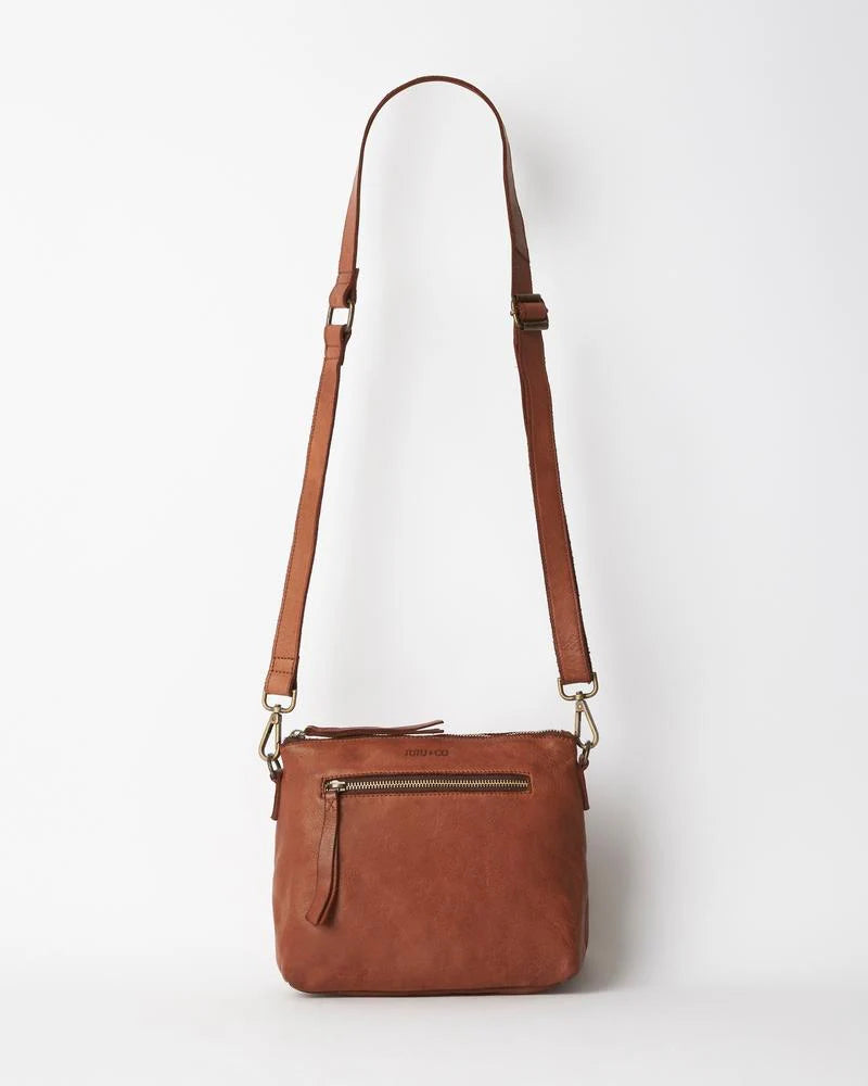 Large Essential Pouch by Juju & Co - Cognac