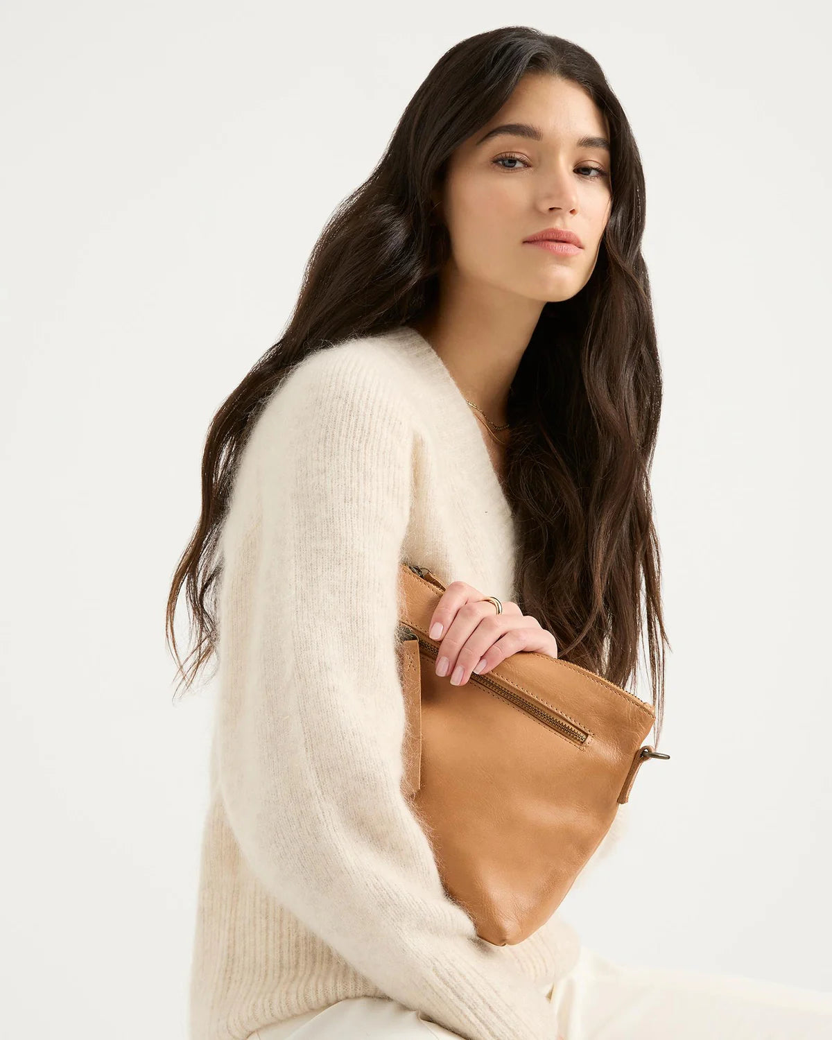Large Essential Pouch by Juju & Co - Tan