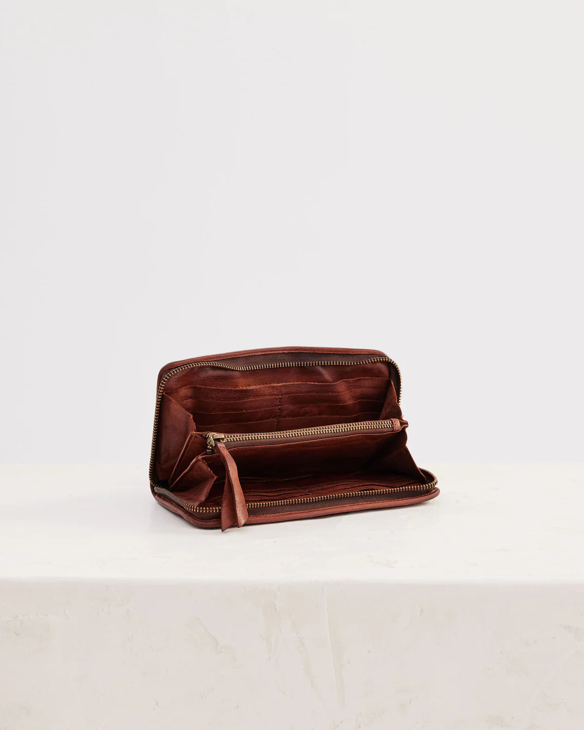 Braid Wallet by Juju & Co - Cognac