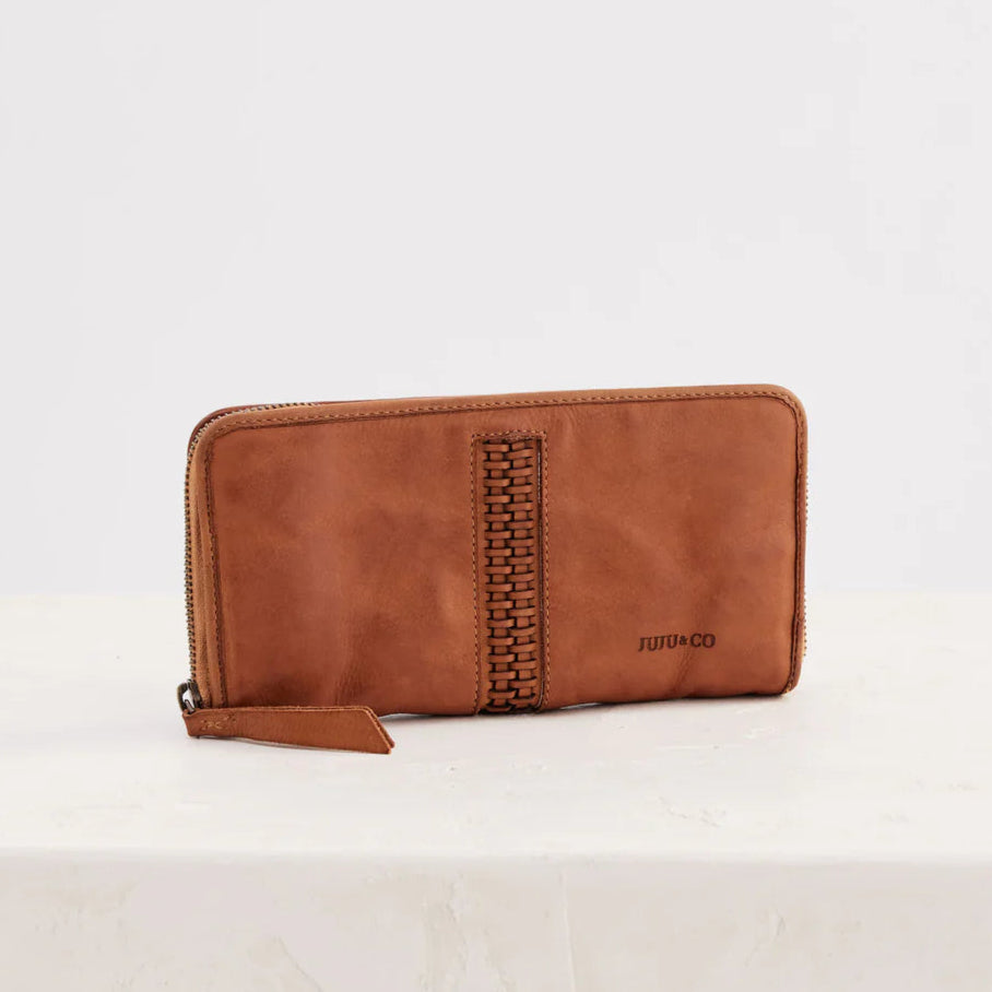 Braid Wallet by Juju & Co - Tan