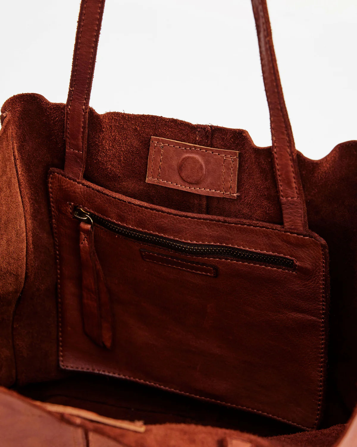 Baby Unlined Tote by Juju & Co - Cognac