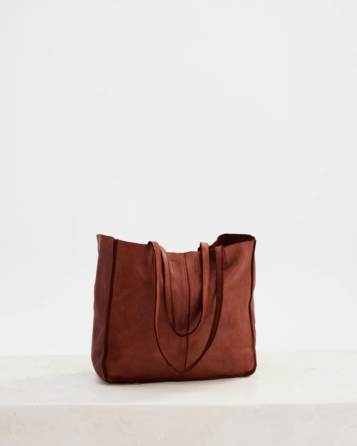 Baby Unlined Tote by Juju & Co - Cognac