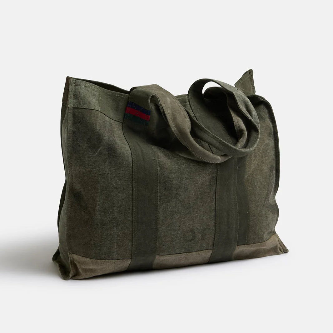Pony Rider - Land of Mates Upcycled Tote | Khaki