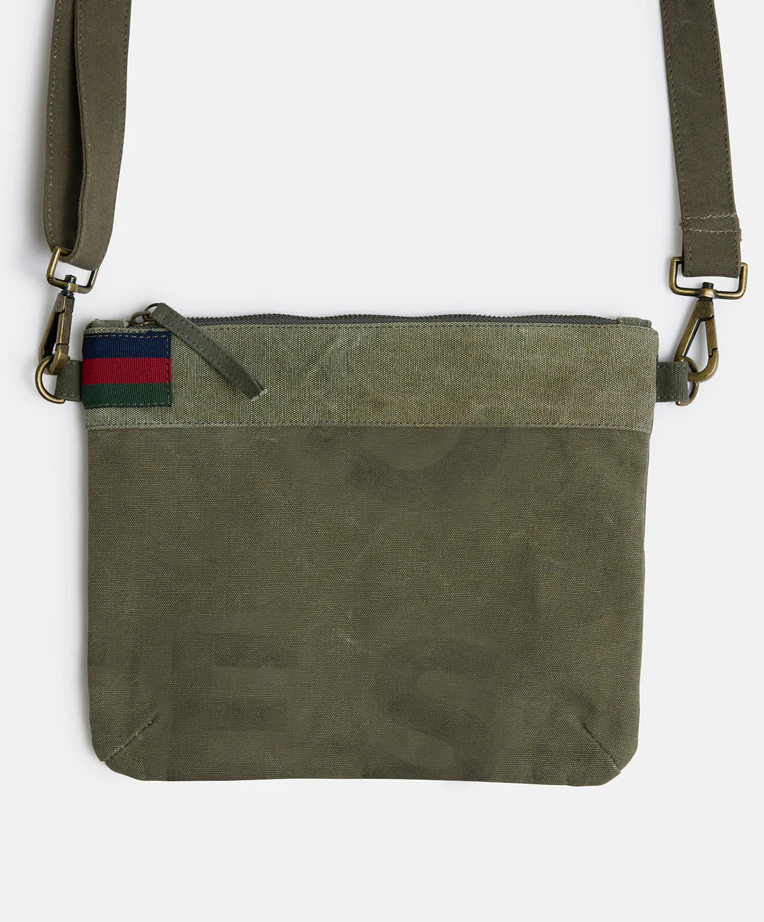 Pony Rider - Land of Mates Upcycled Clutch - Khaki