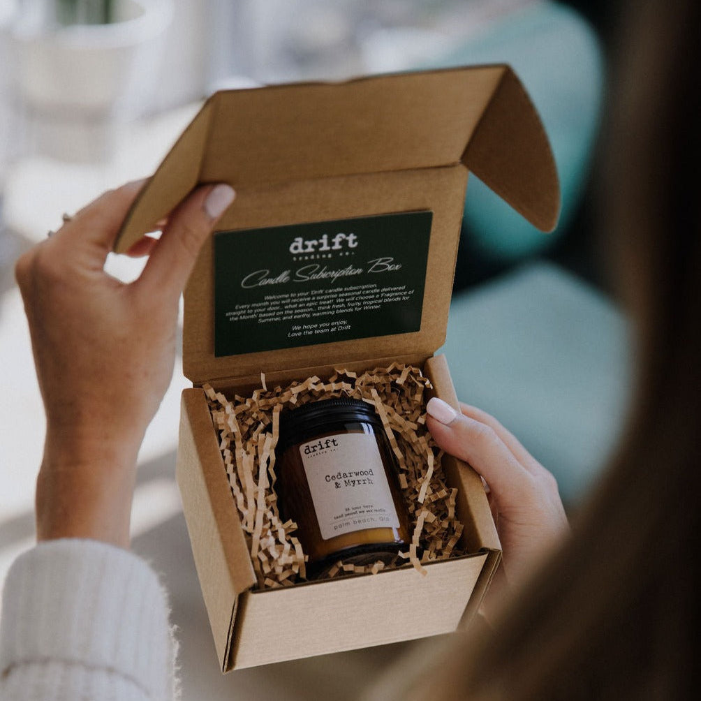 CANDLE SUBSCRIPTION - Monthly for 3, 6 or 12 months