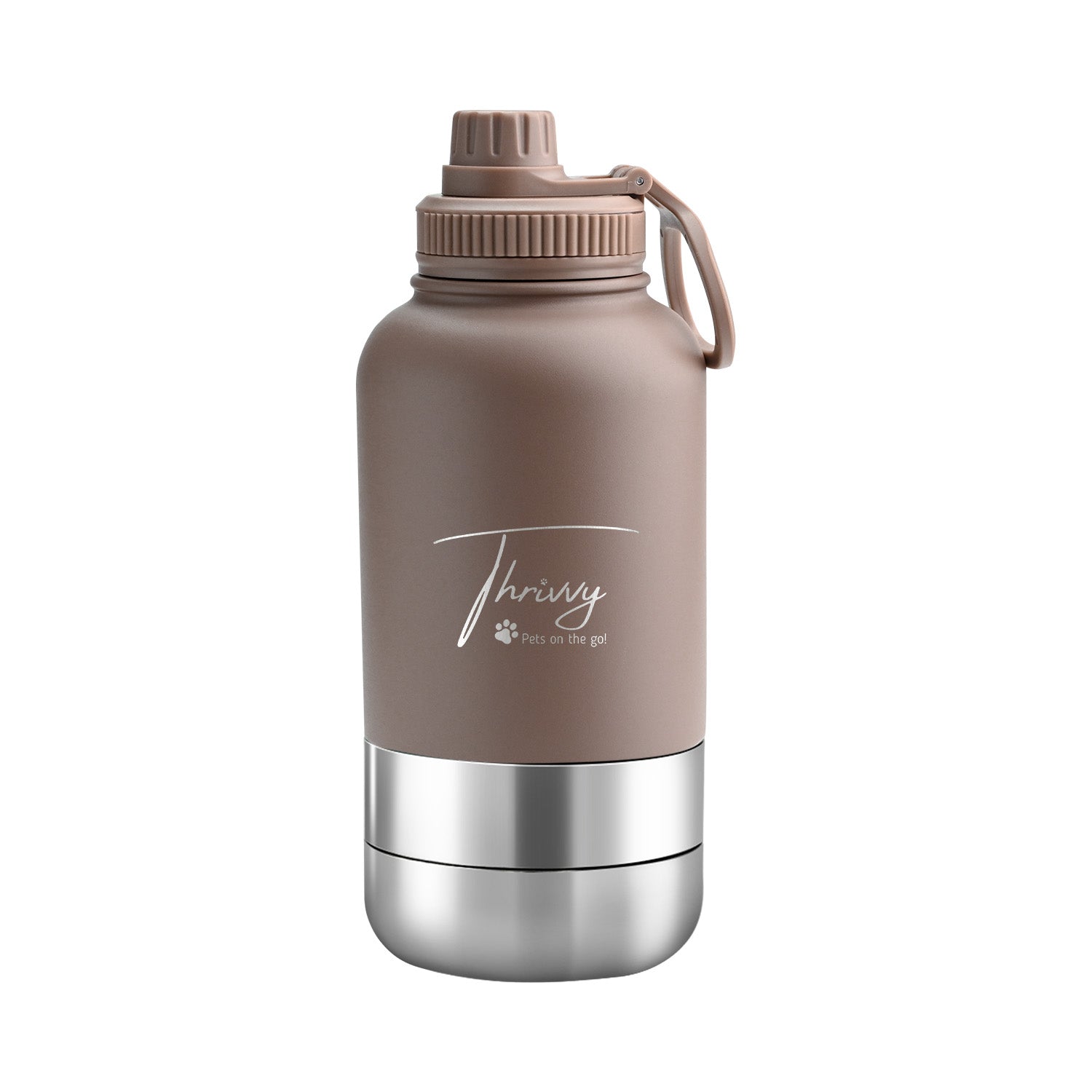 Thrivvy 3 in 1 Pet Companion Travel Water Bottle