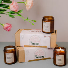 'In Bloom' Floral Collection - Trio of Candles