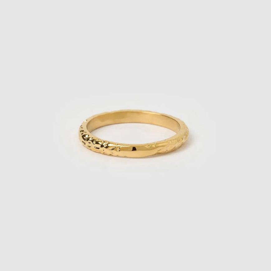 Lorenzo Gold Stacking Ring by Arms of Eve