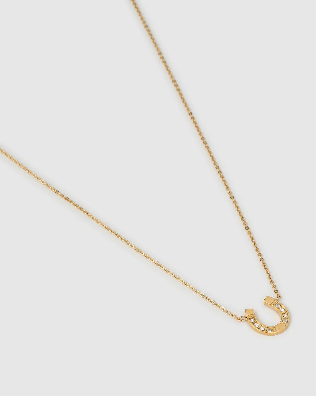 Lucky Horseshoe Necklace (Gold) by Arms of Eve