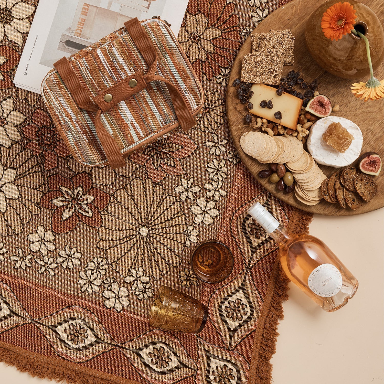Lola Throw (Copper) by Wandering Folk