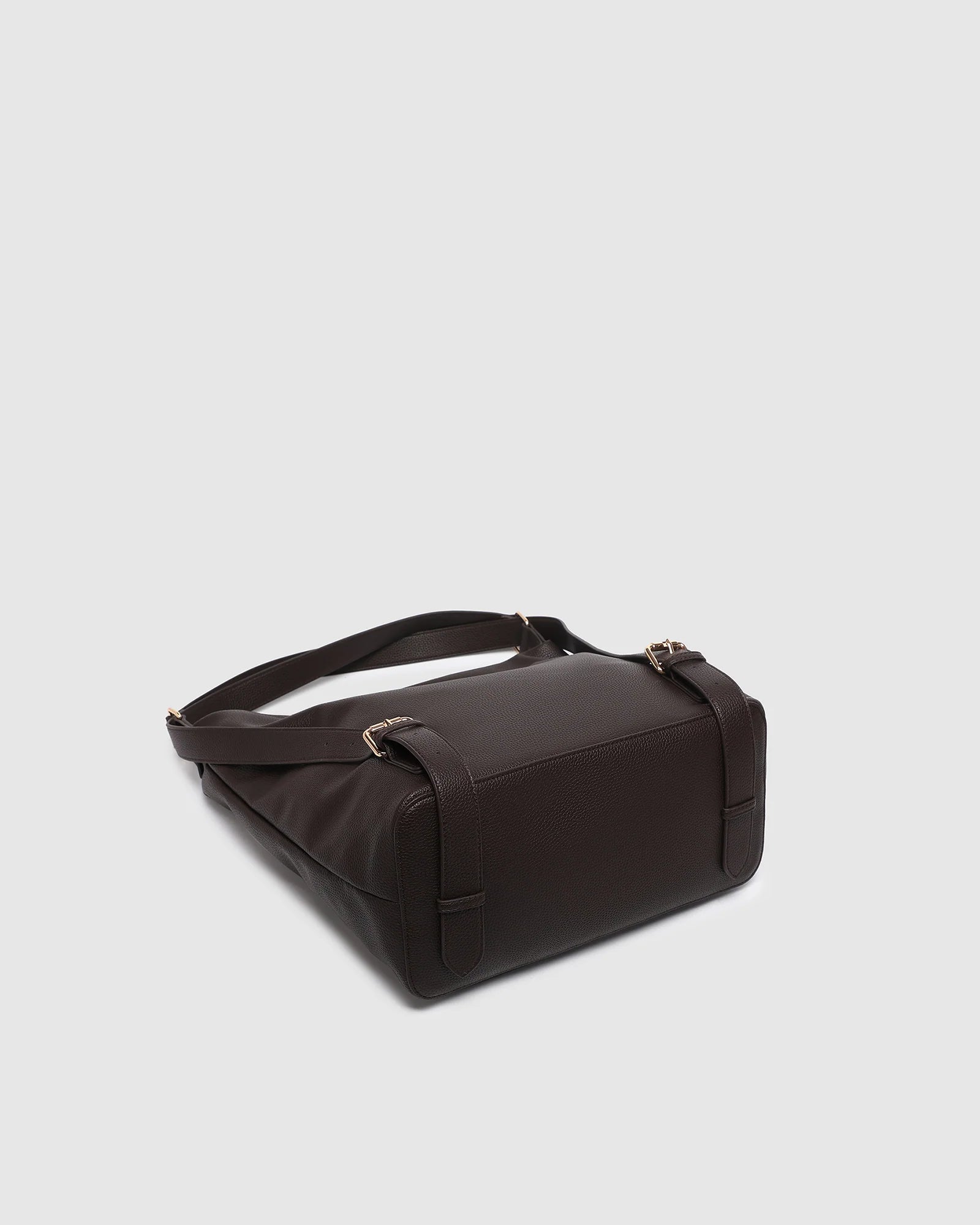 Miley Convertible Backpack (Chocolate) by Louenhide