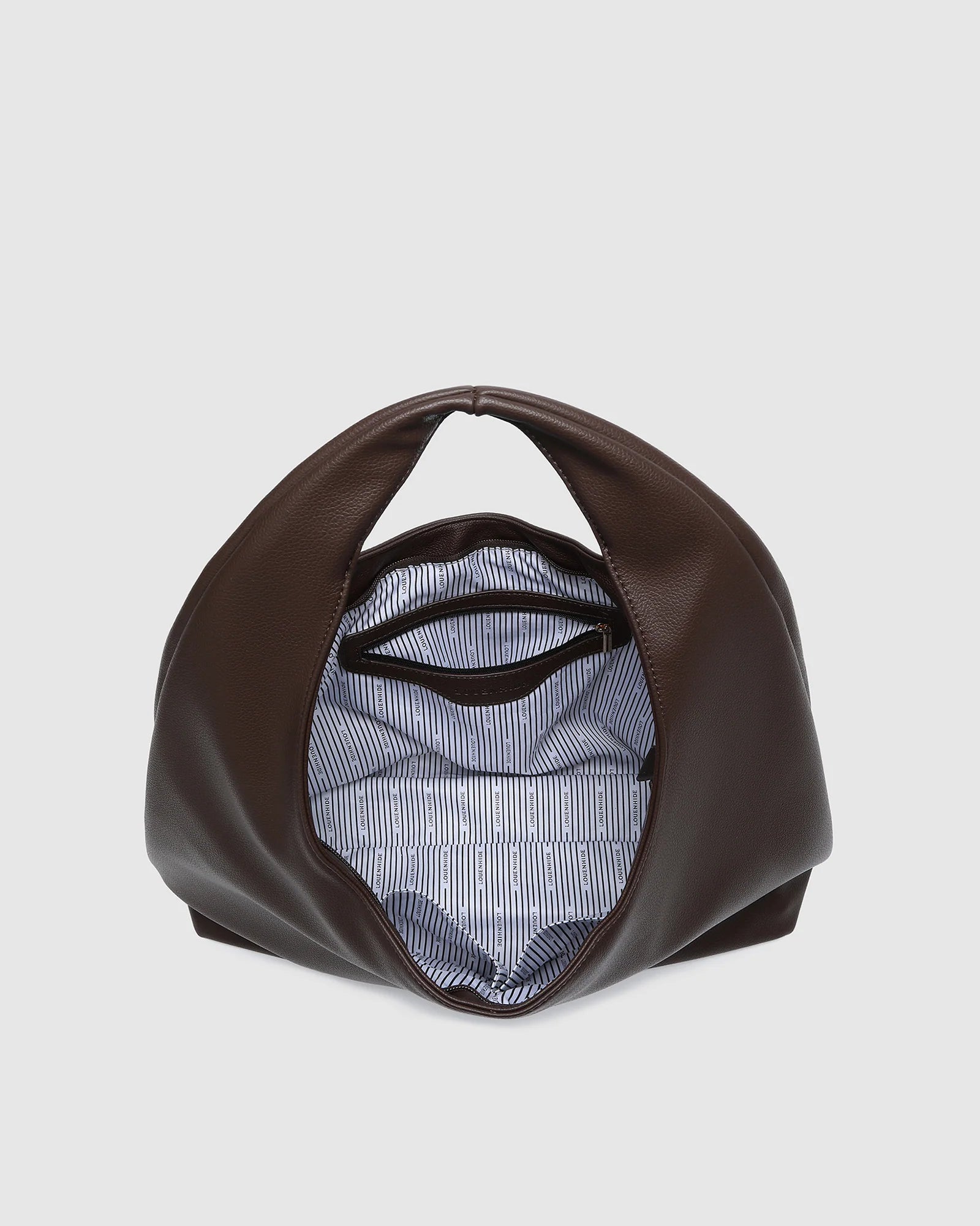 Monaco Shoulder Bag (Chocolate) by Louenhide