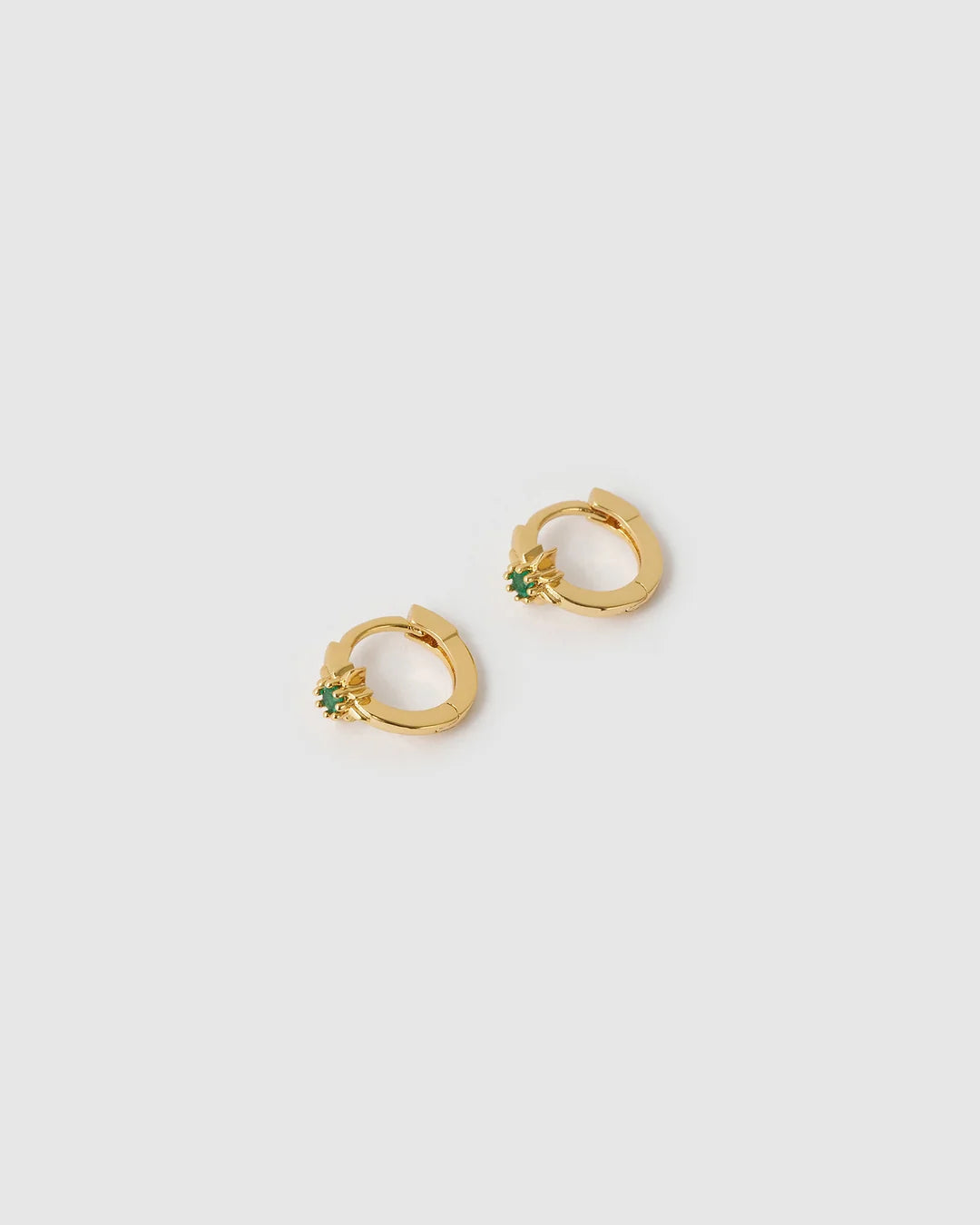 Nova Emerald Gold Huggies by Arms of Eve