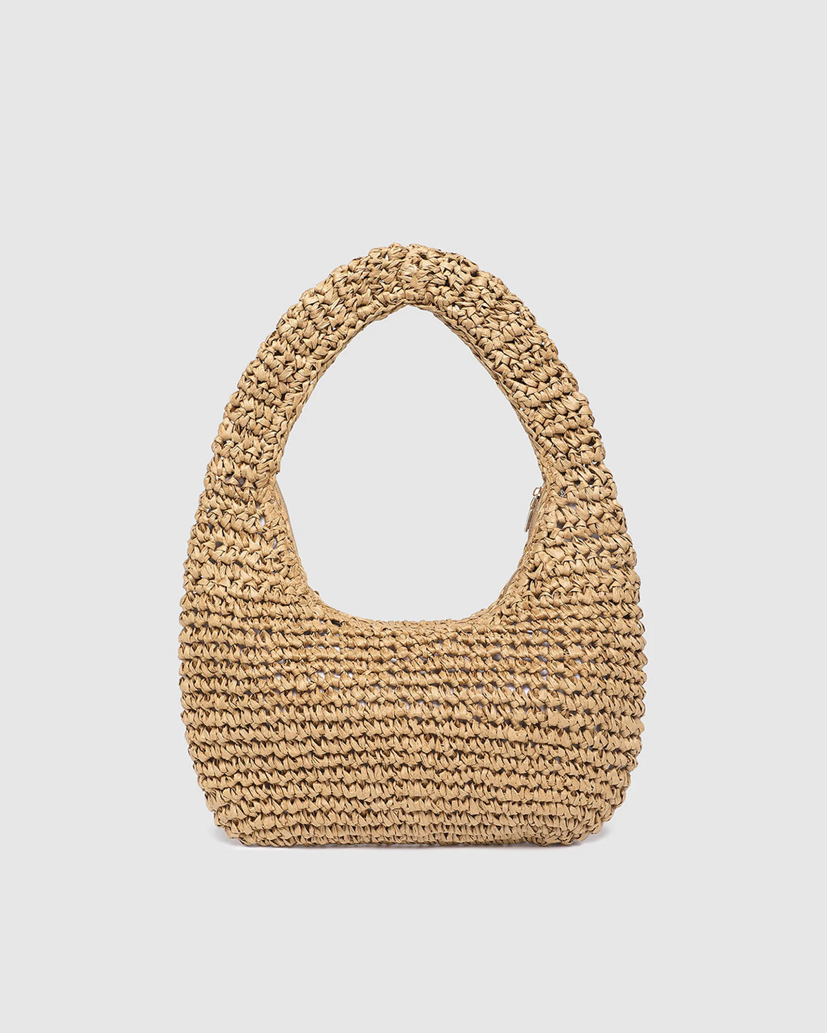 Nellie Shoulder Bag (Natural Raffia) by Louenhide