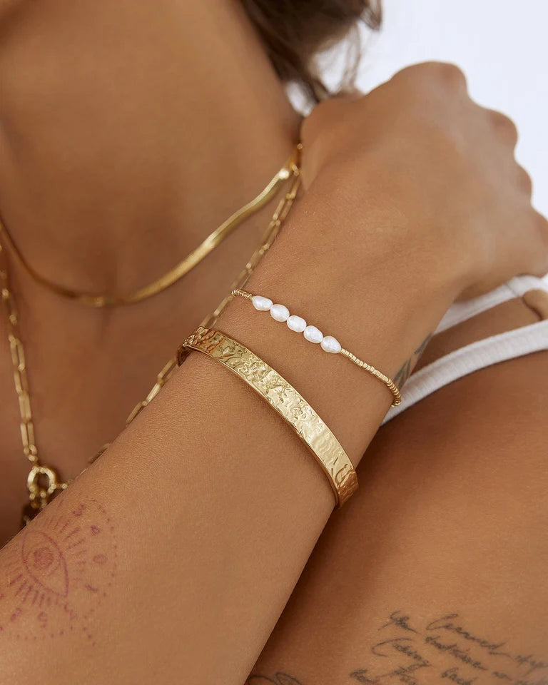 Olivia Gold Cuff by Arms of Eve