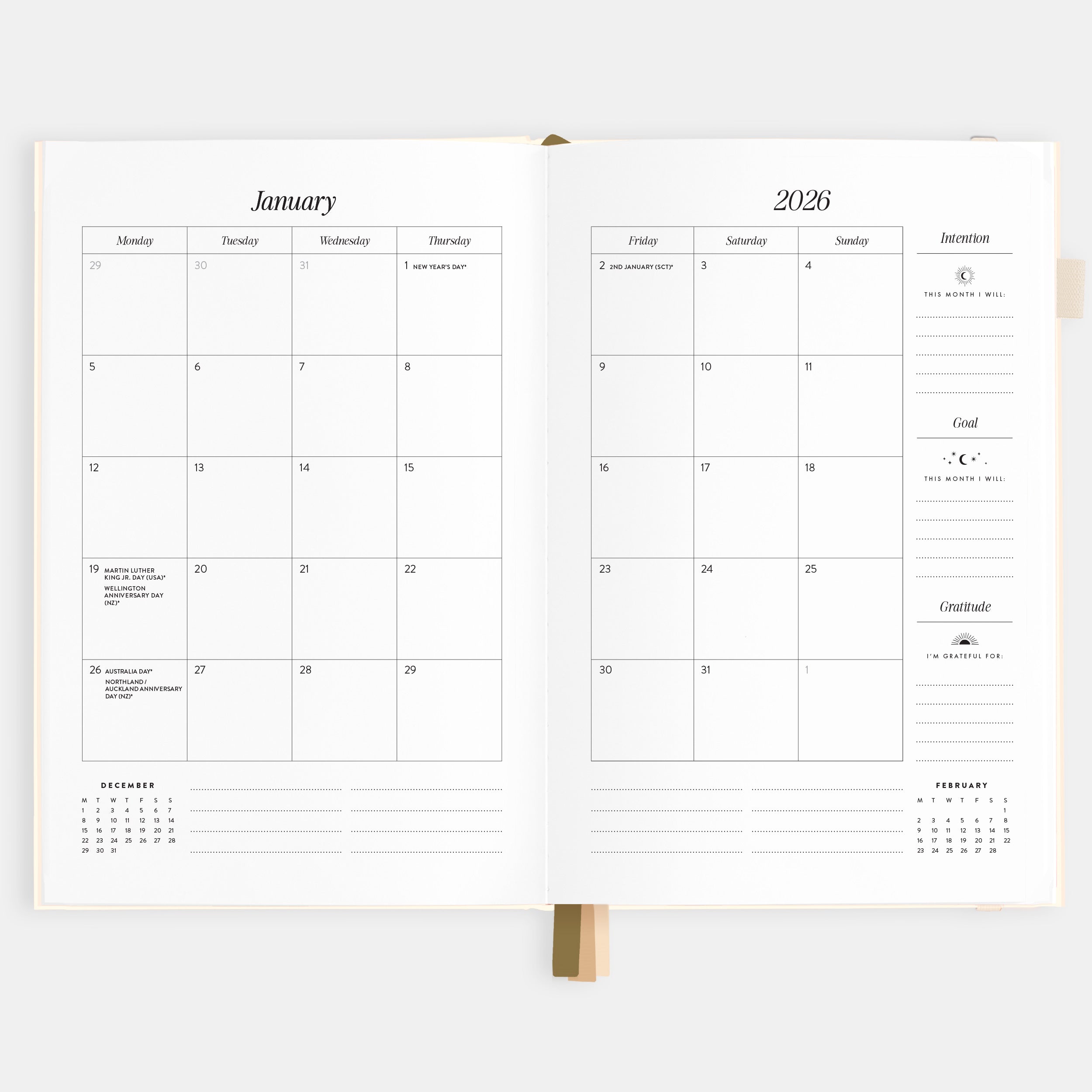 2026 Cream Planner (A5)