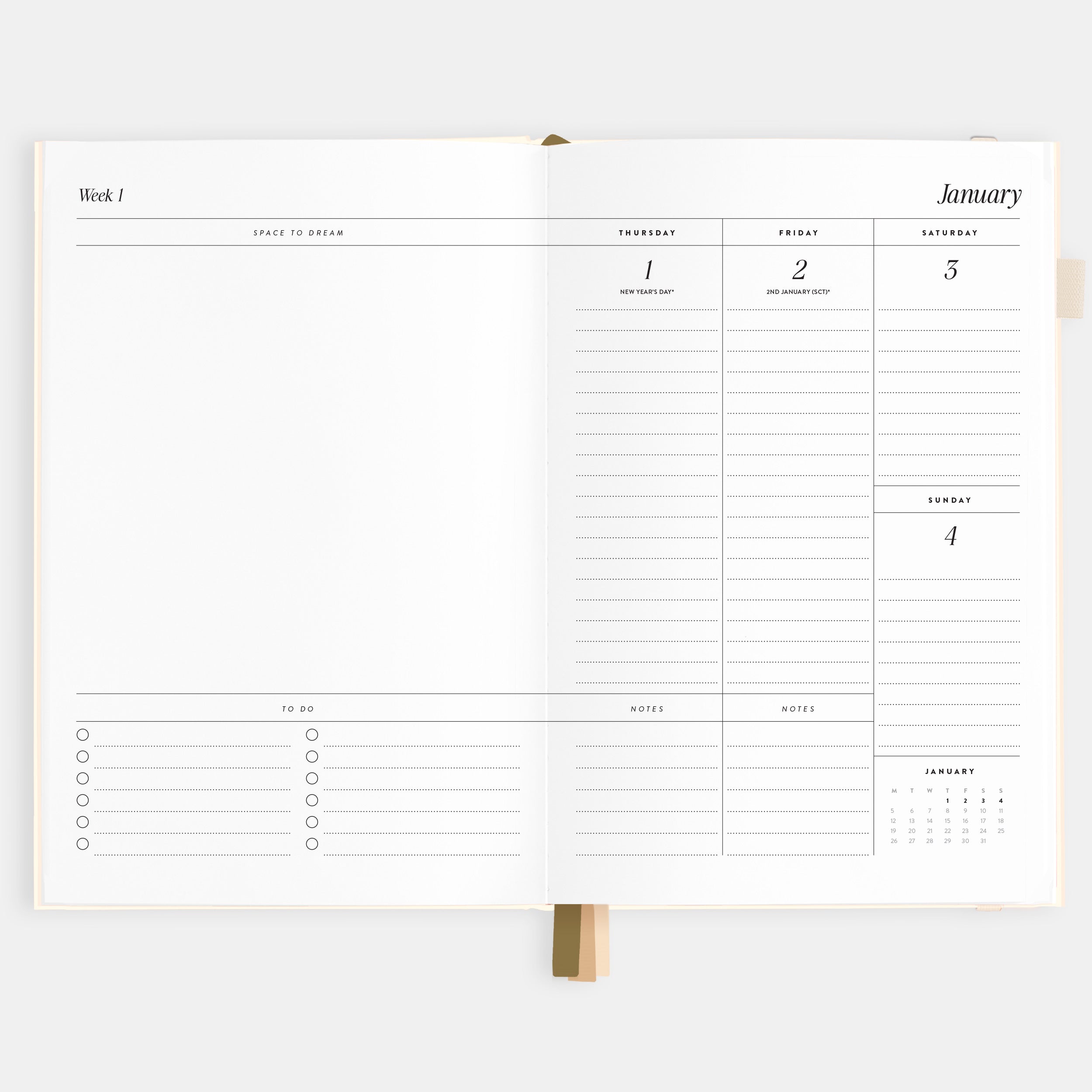 2026 Cream Planner (A5)