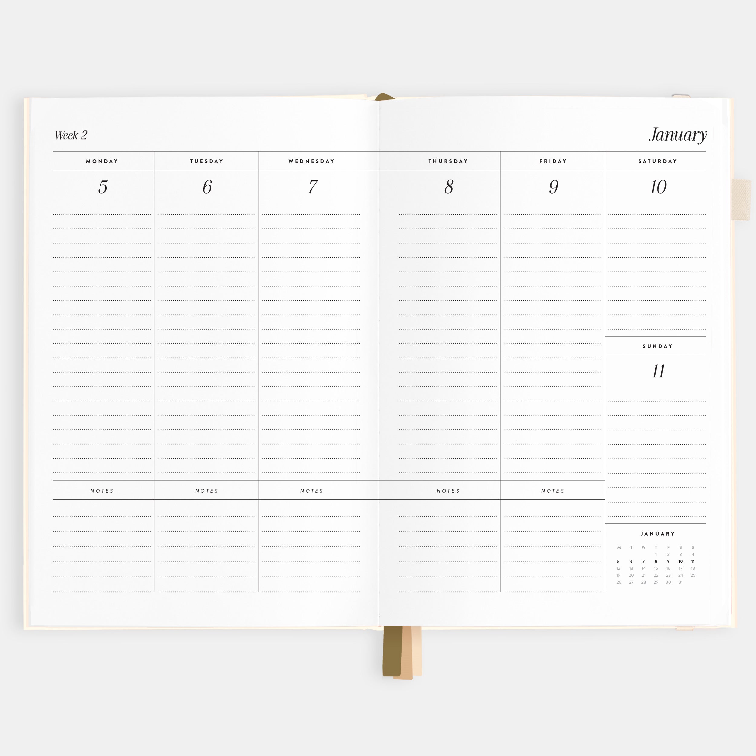 2026 Cream Planner (A5)