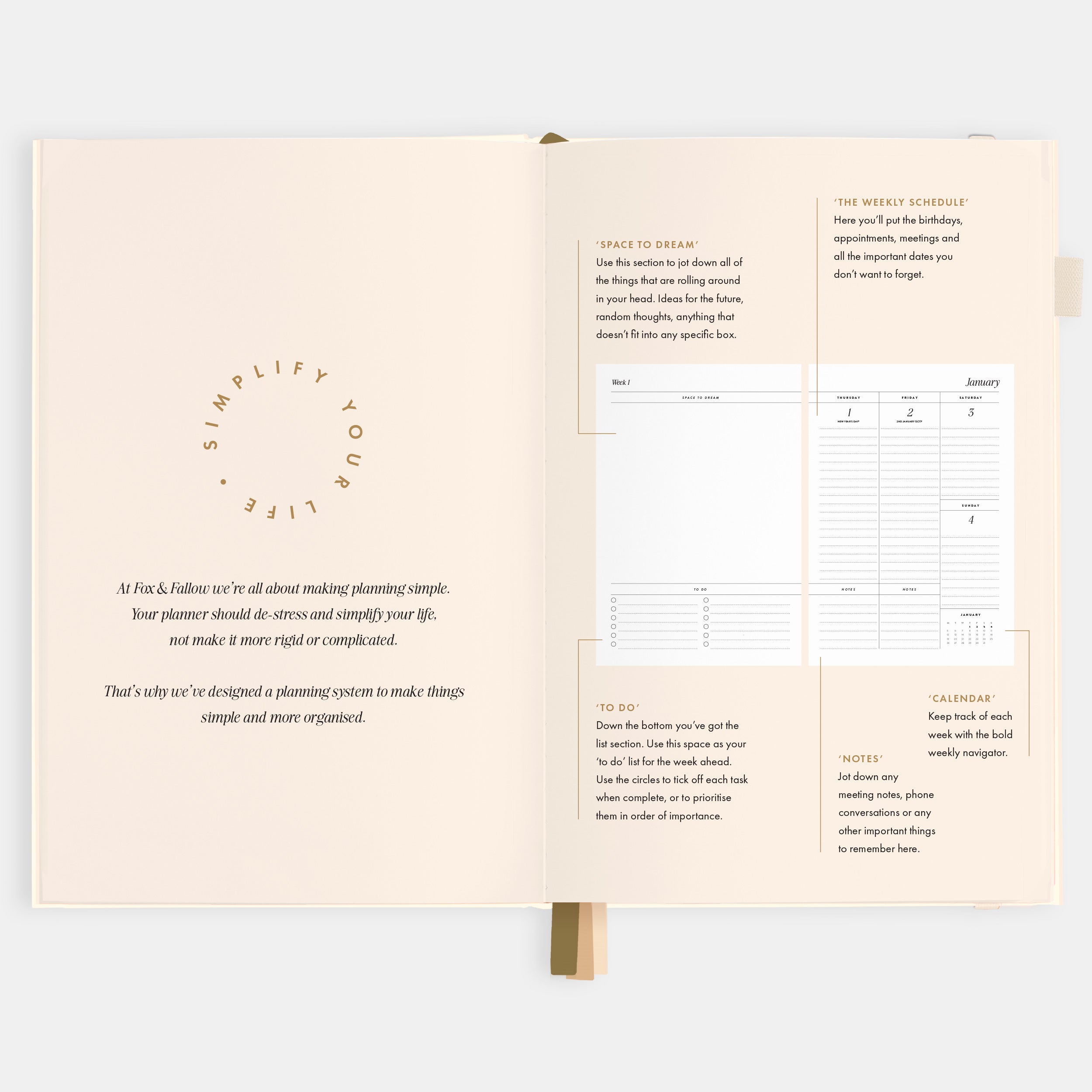2026 Cream Planner (A5)