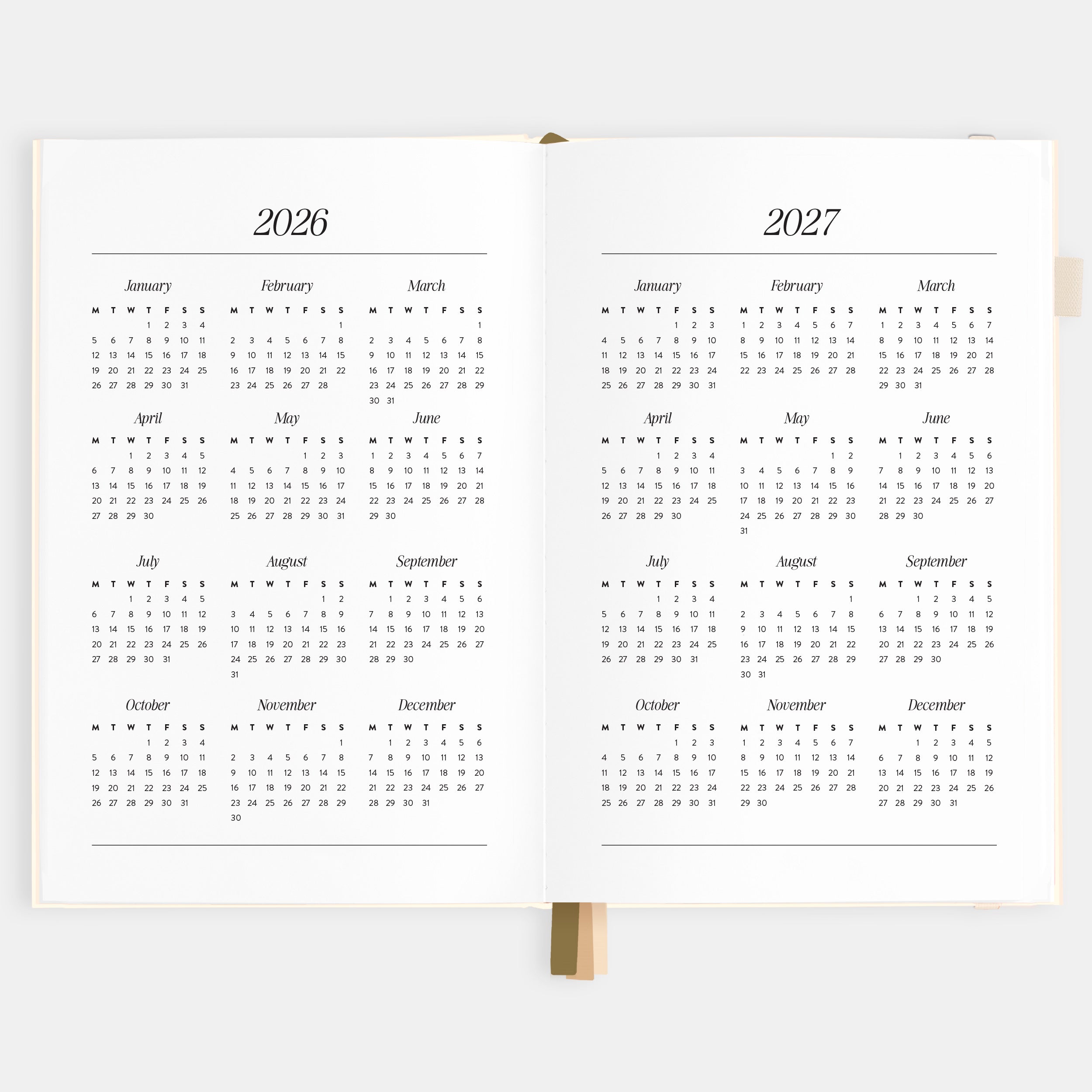 2026 Cream Planner (A5)
