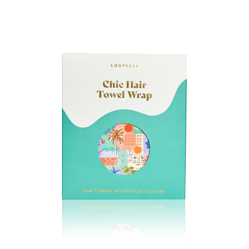Pacific Paradise Riva Hair Towel Wrap by Louvelle