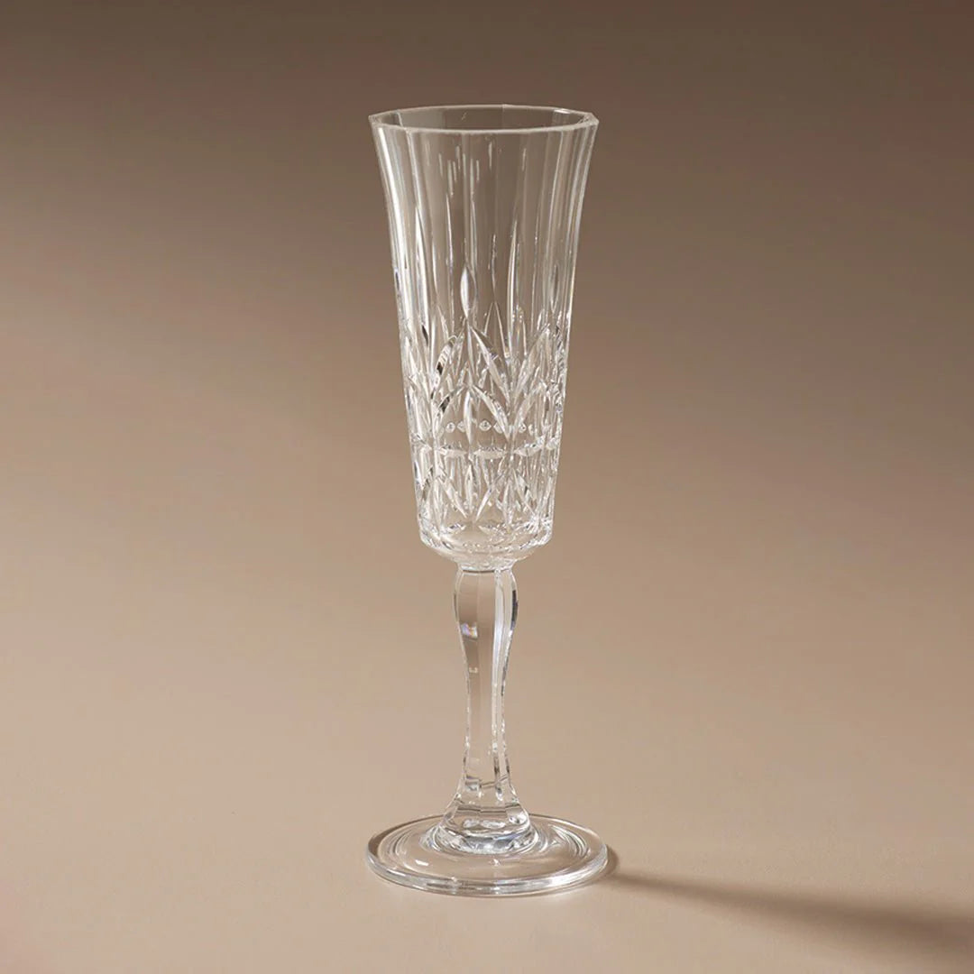 Pavilion Acrylic Champagne Flutes - Clear