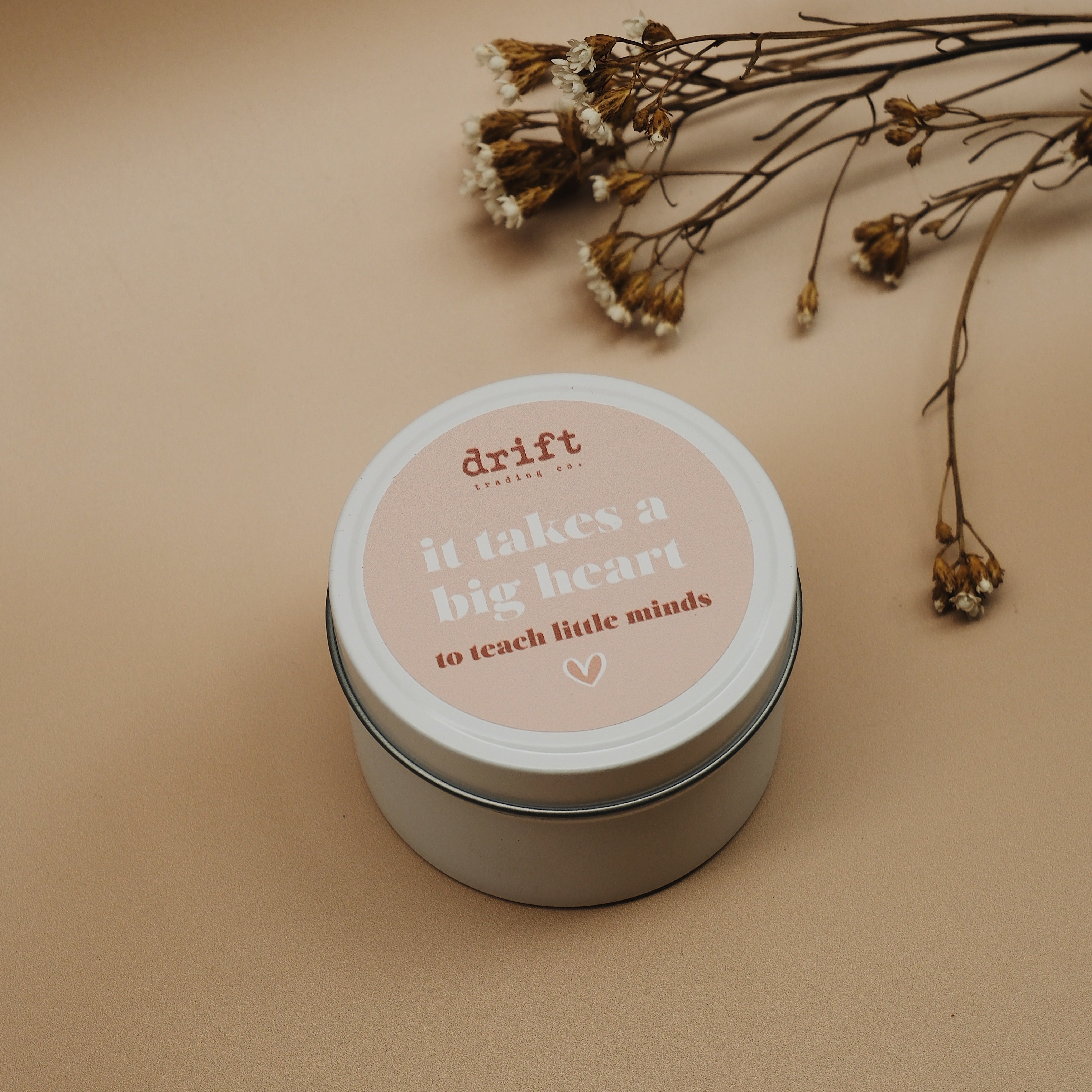 TEACHER / XMAS CANDLES - Travel Tin Candles